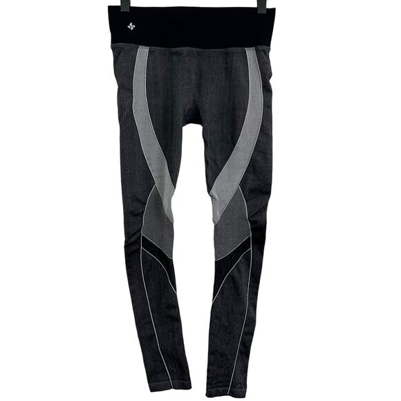 Nux Greyson Leggings Black & Gray Size Small - Picture 3 of 8